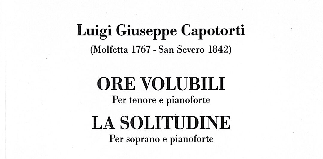 “Miserere” di Luigi Caportorti – Edizione Critica a cura di Nicola Petruzzella